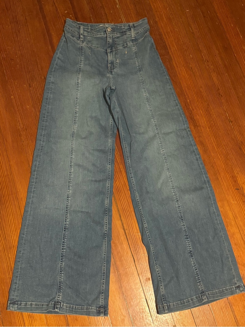 Free People We The Free Libra Wide Leg Jeans Size 26